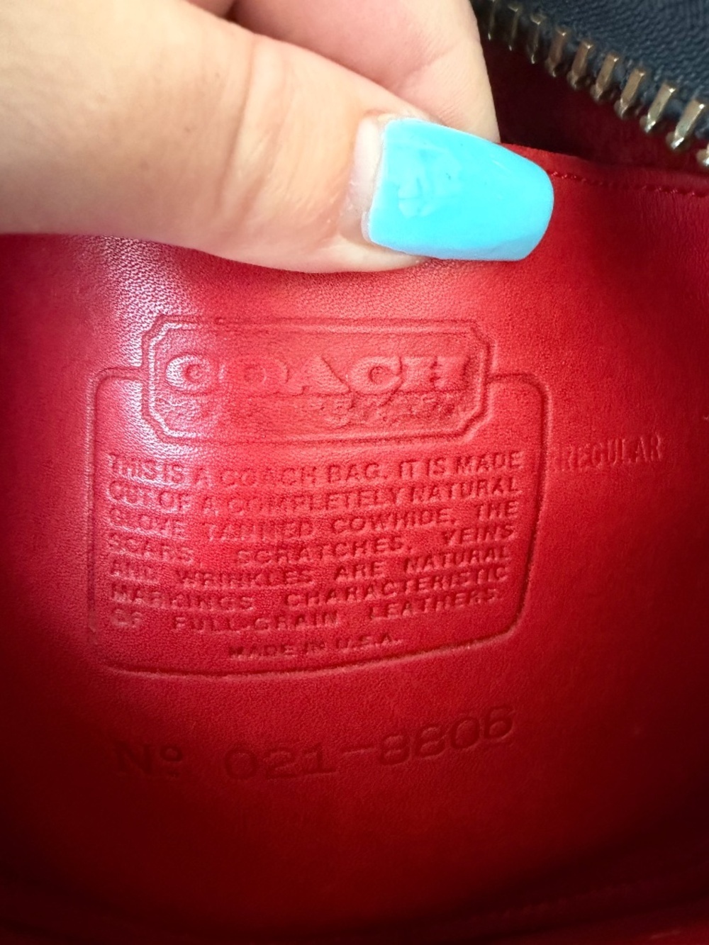 COACH Vintage Bonnie Cashin MADE IN USA Red Leather Clutch UNIQUE - Picture 3 of 9